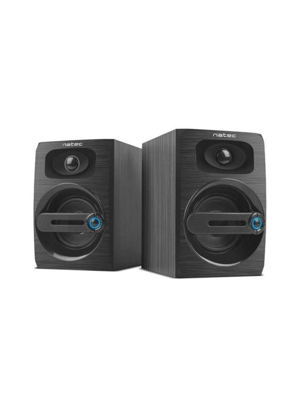 Natec Glosniki 2.0 Cougar 6W RMS Czarne - 2.0 PC-Lautsprecher