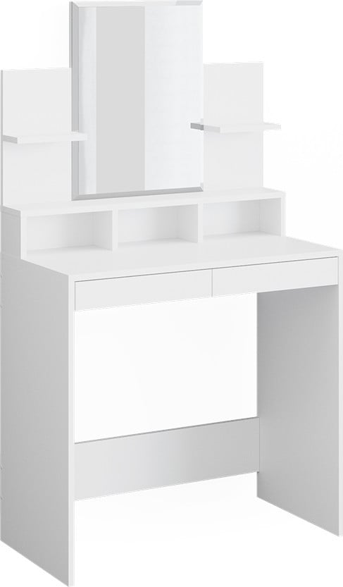 Vicco Ania Kaptafel Wit met Spiegel, Breedte: 80 cm