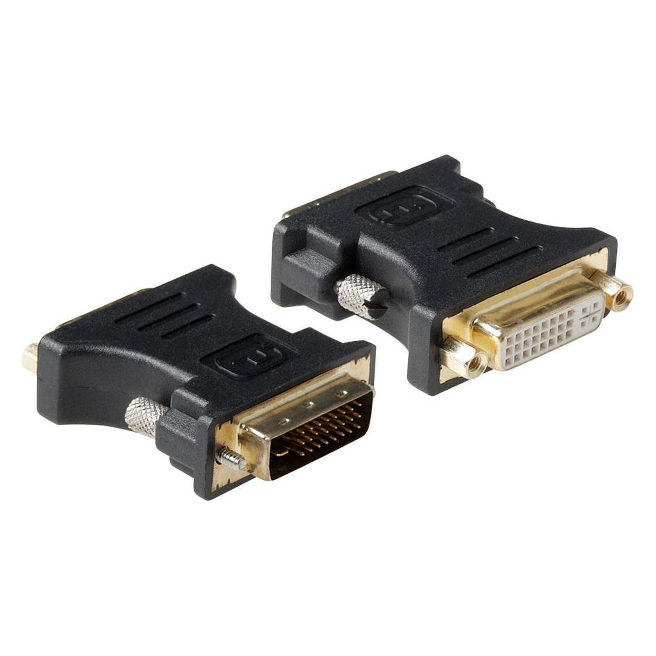 ACT AP1001 Kabelschnittstellen-/Gender-Adapter DVI 24+5-pin Schwarz (AP1001)