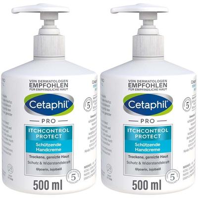 Cetaphil Pro Itch Control Protect Handcreme 2x 2x500 ml Creme