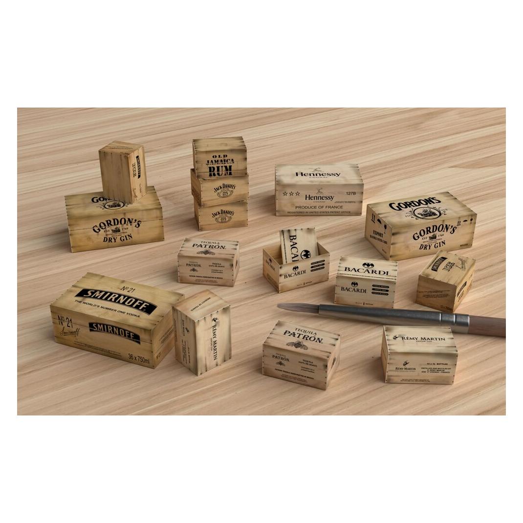 Matho Models Wooden Crates: liquors (35131)