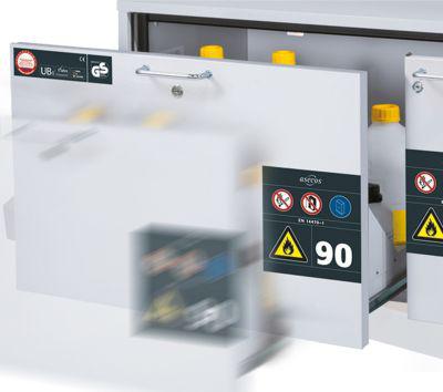 Soft-Close-Funktion, für asecos Sicherheitsschränke der UB90 und UB 30 Serie, mitbestellen bei Auftragserteilung