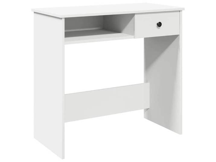 Bonne qualité - Bureau Blanc 80x40x75cm - Table d'étude - Bois d'ingénierie - poste de travail meuble informatique DECO M5298239