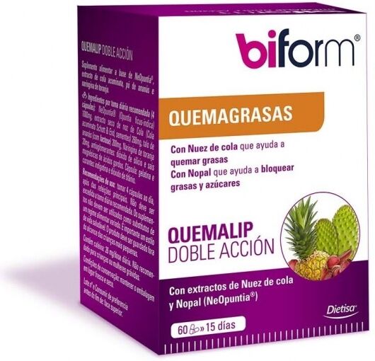 Biform Quemalip Double Action 60 Capsules