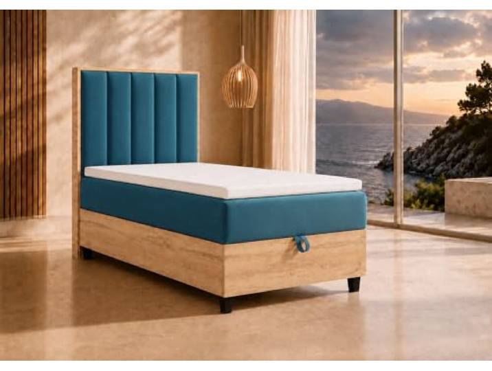 Best For Home Boxspringbett Trinity K10 80x200 Einzelbett mit Bettkasten