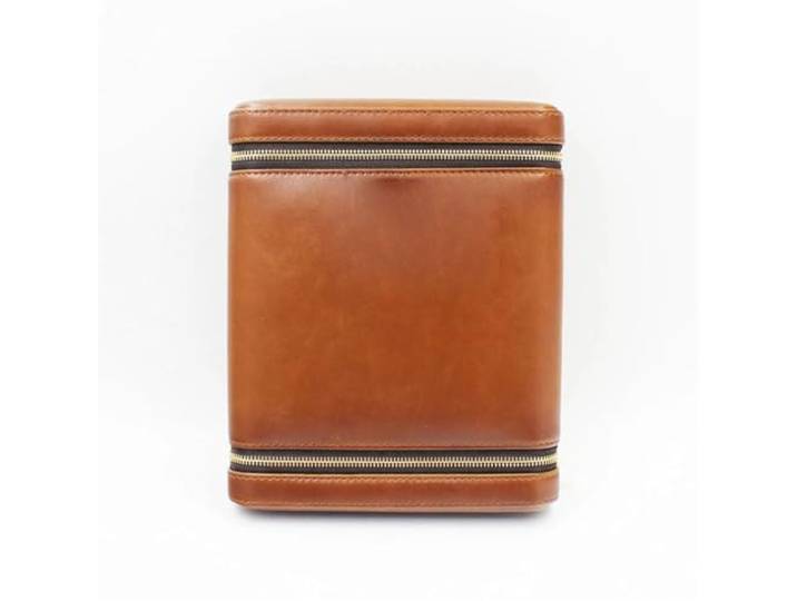 WAOCEO Zigarre Humidor Zigarren-Reiseetui Tragbare Leder Zigarrenetui Humidor 6 Röhren Halter Mini Humidor Box Reise Zigarren Zubehör Mit Geschenkbox Tragbare Zigarrenbox