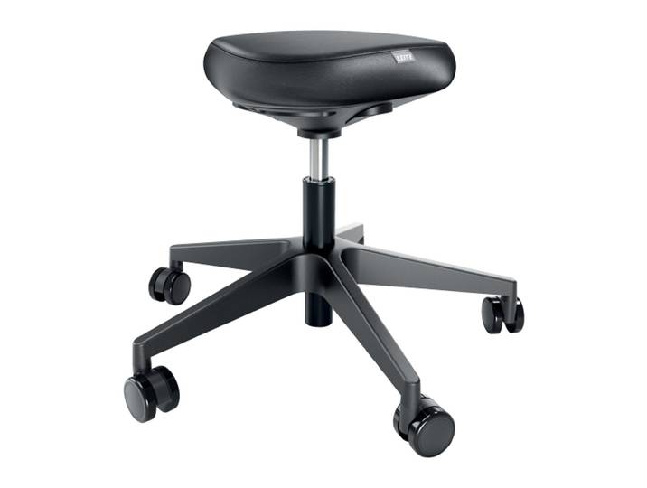 Leitz Tabouret Ergo siège confortable sur roulettes - Noir
