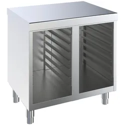 Ofenunterstützungsschrank mit führungen für 7+7 gn 1/1 - 800x700x850 mm - 41741097 Eurast
