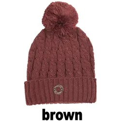 Kingsland KLsemira Damen Strickmütze HW/22 Brown Hot Chocolate Rostbraun, King19_HW_Gr.: ONE SIZE