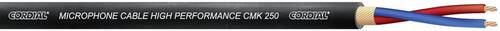 Cordial CMK 250 Mikrofonkabel 2 x 0.5mm² Schwarz Meterware