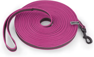 Inspire Picks Long Training Dog Leash Dual Color Latex Silk Lead For Small & Large Dogs ls Pink 3m