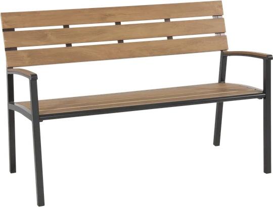 Bank - 120x56x85,5cm - Aluminiumrahmen - Anthrazit