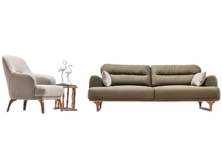 Xlmoebel Polstergarnitur Moderne Wohnlandschaft in hochwertiger Polsterung, (2-tlg., Sofa Set(3+1Sitzer), Hergestellt in Europa