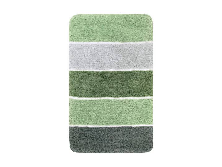 Wecon Home Badteppich Rio Marina, Grau, Grün, Streifen, rechteckig, 70x120 cm, Oeko-Tex® Standard 100, Heimtextilien, Badtextilien, Badematten
