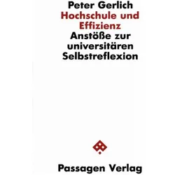 Hochschule und Effizienz, Fachbücher von Peter Gerlich