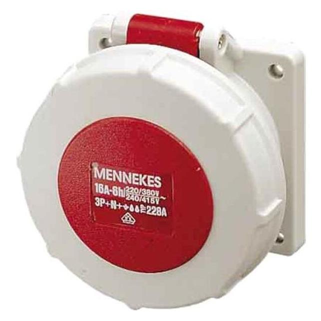Mennekes 1131 - Basis 16 A 5-polig 400 V Farbe Referenz (1131)