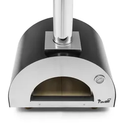 The Favilla OVENELLA Edelstahl-Holzofen – Outdoor-Pizzaofen für knusprige Steinofenpizza
