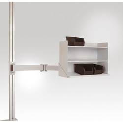 Manuflex LZ3901.7035 ESD Sichtboxen Regal RAL7035 lichtgrau leitfähig Ableitwiderstand nach EN61340-5-1 Lichtgrau