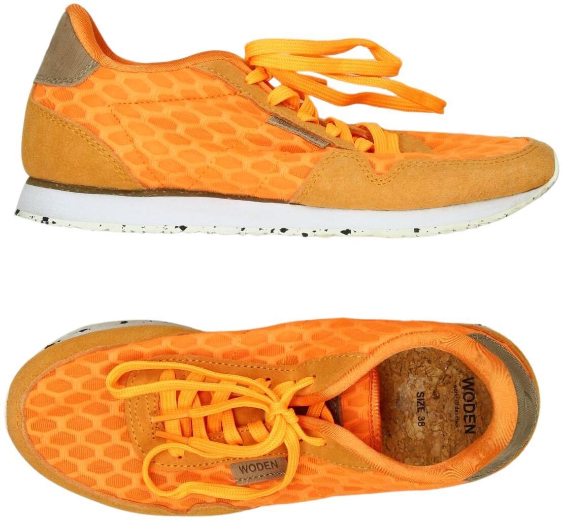 Woden Damen Sneaker, Neon, Gr. EU 38, kein / Etikett - Second Hand