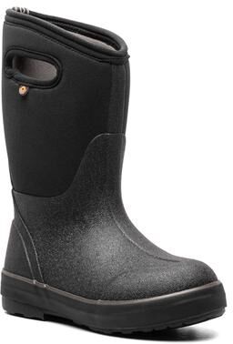 BOGS Classic II Solid Boot - 1 Youth Black Boot Medium