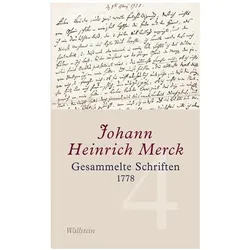 Gesammelte Schriften 4, Belletristik von Johann Heinrich Merck