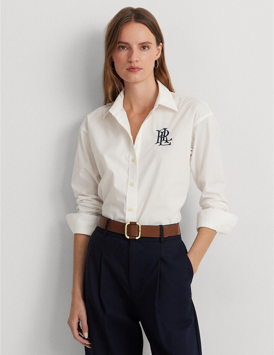 LAUREN RALPH LAUREN Chemise manches longues coton stretch KOTTA