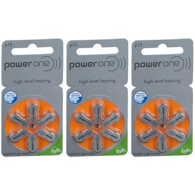 Batterien Hör PowerOne 13 3x 3x6 St
