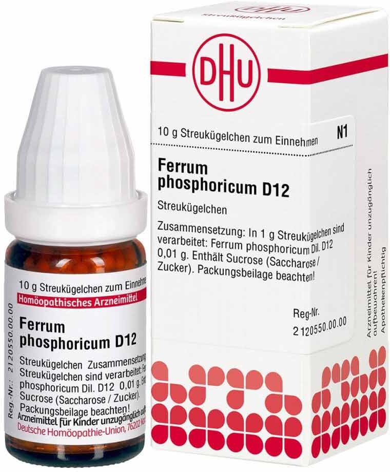 DHU Ferrum Phosphoricum D12 Globuli 10g