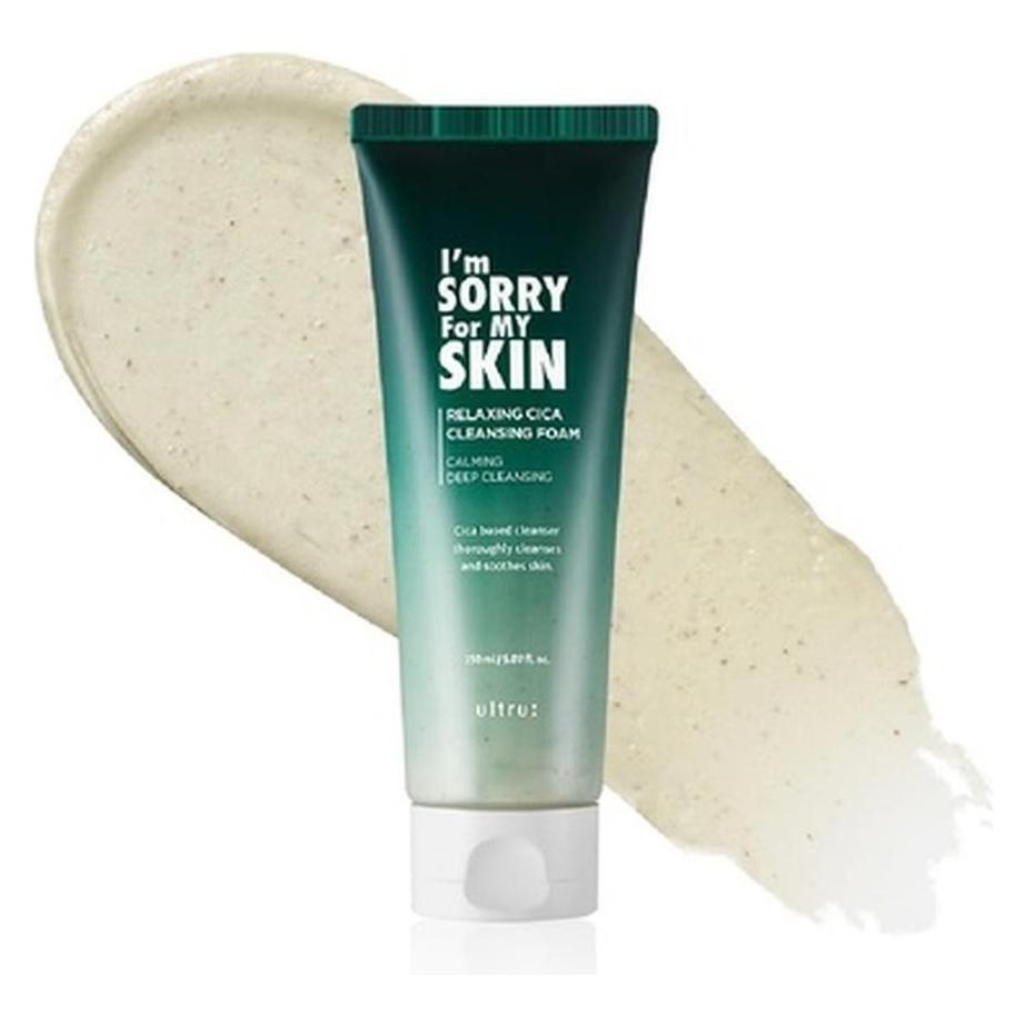 I'M Sorry For My Skin Relaxing Cica Cleansing Foam Korean Skin Care Gentle (Reinigungsschaum, 150 ml) (B09SBH1FYB)