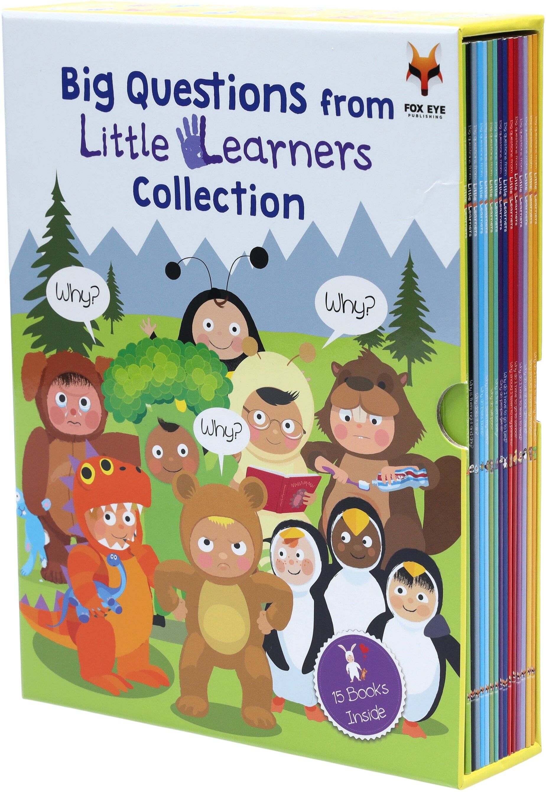 Big Questions from Little Learners 15 Book Collection Box Set by Simon Couchman - Age 3-5 - Paperback Fox Eye Publishing
