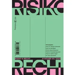 Risiko & Recht 03/2024, Fachbücher von Sven Zimmerlin