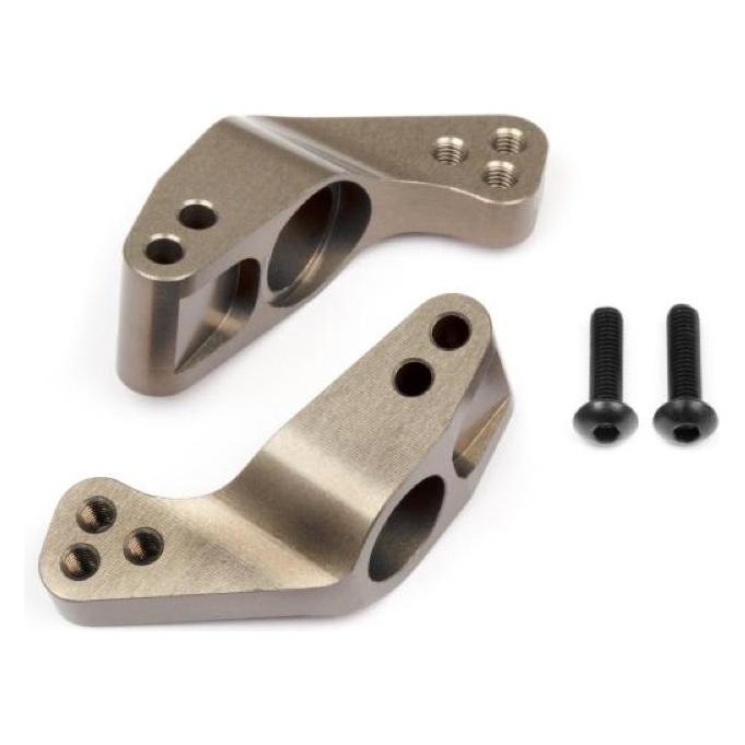 HPI Wr8 Aluminum Rear Hub Carrier Set (0 Deg/hard Anodize) (108021)