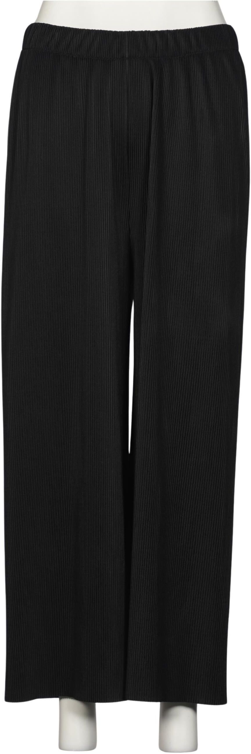 Kauf dich glucklich Damen Stoffhose, Schwarz, Gr. L, Synthetik - Second Hand