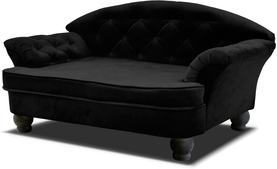 Archie & Oscar Debose Orthopedic Polyester Pet Bed Black Extra Extra Large (91 lbs and up);XXL (40kg and more)