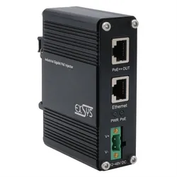 Exsys Industrial PoE++ Gigabit Injektor 95W (802.3af (PoE), 802.3at (PoE+), 802.3bt (PoE++), 95 W), PoE Injector
