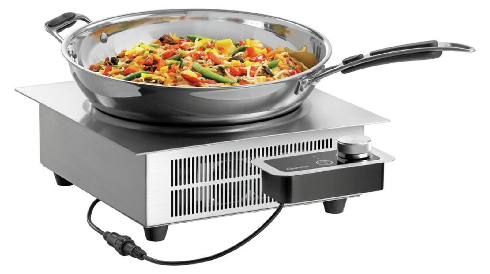 Bartscher inbouw inductiekookplaat voor wokpan, model IW35-EB