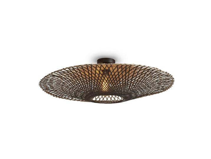 Deckenleuchte Kalimantan Naturfarben/Schwarz D: 87 cm