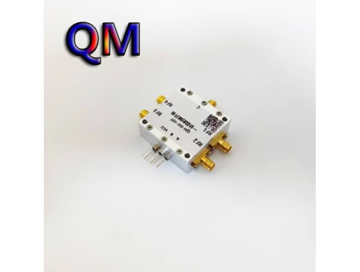 Commutateur éventuelles 4T de 0.1-6GHz RF Commutateur électronique à micro-ondes à quatre choix QM-SW-4ST