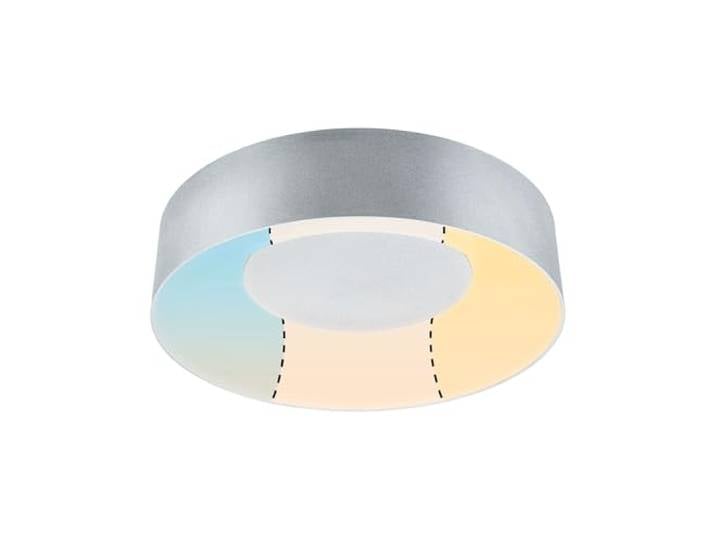 Paulmann 71094 Plafonnier LED Casca IP44 White Switch 2300lm 230V 18W Noir Alu rond Métal\, plastique 3000 K
