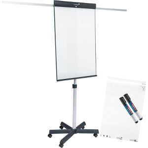 Legamaster Flipchart 7-153310, SKETCH PRO, höhenverstellbar, mit Rollen, Sternfuß, Seitenarme