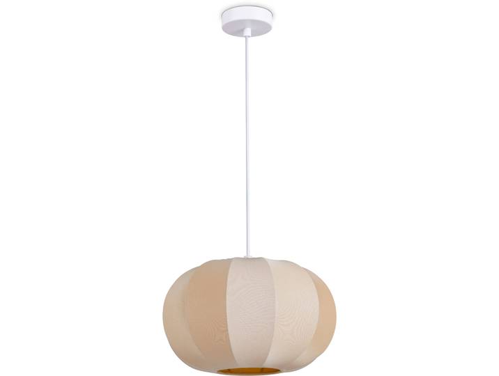 PACO HOME Pendelleuchte HUGO PD1 , weiß, 1, Ø 30cm H: 20cm, Leuchten, Pendelleuchte