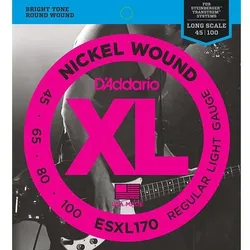 D'Addario ESXL170, Saiten