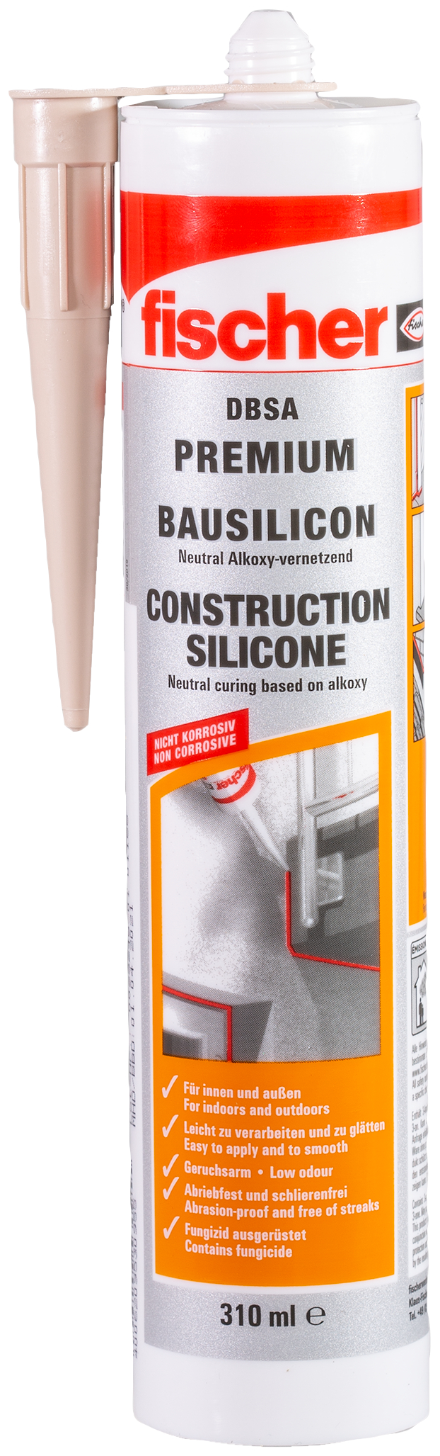 fischer Deutschland Vertriebs GmbH fischer Bausilicon DBSA braun 310 ml 053093