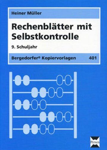 Heiner Müller - Rechenblätter mit Selbstkontrolle. 9. Schuljahr - Preis vom 11.10.2026 03:10:56 h