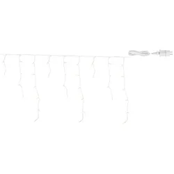 LED Lichterkette Gartendeko Weihnachtskette Innen- und Außen L 1200 cm 1800K