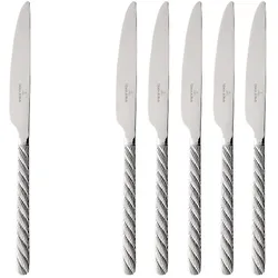 Villeroy & Boch Multipack Montauk Tafelmesser - 6 Stück, Besteck, Silber