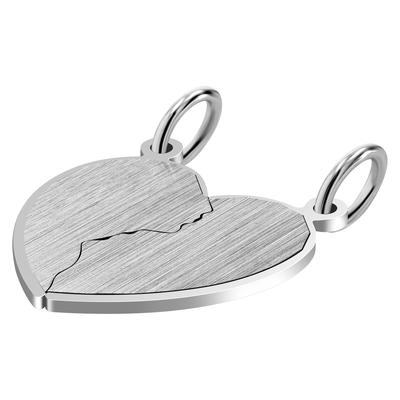 Kettenanhänger ADELIA´S "Anhänger – Herz Gravuranhänger aus 925 Silber", silber, Schmuckanhänger, Damen, Silber 925 (Sterlingsilber), Kettenanhänger, Ideal als Geschenk zum Geburtstag