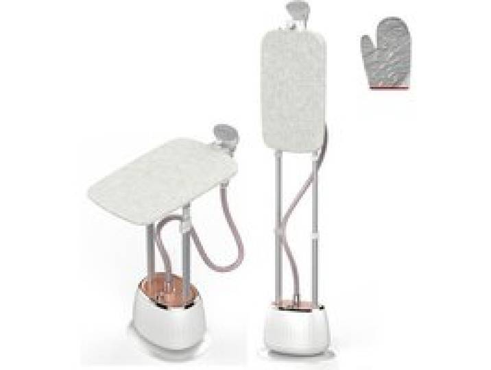 Défroisseur Vertical professionnel 3 en 1 - 1800W Vapeur Puissant Portable pour Vêtements - Blanc
