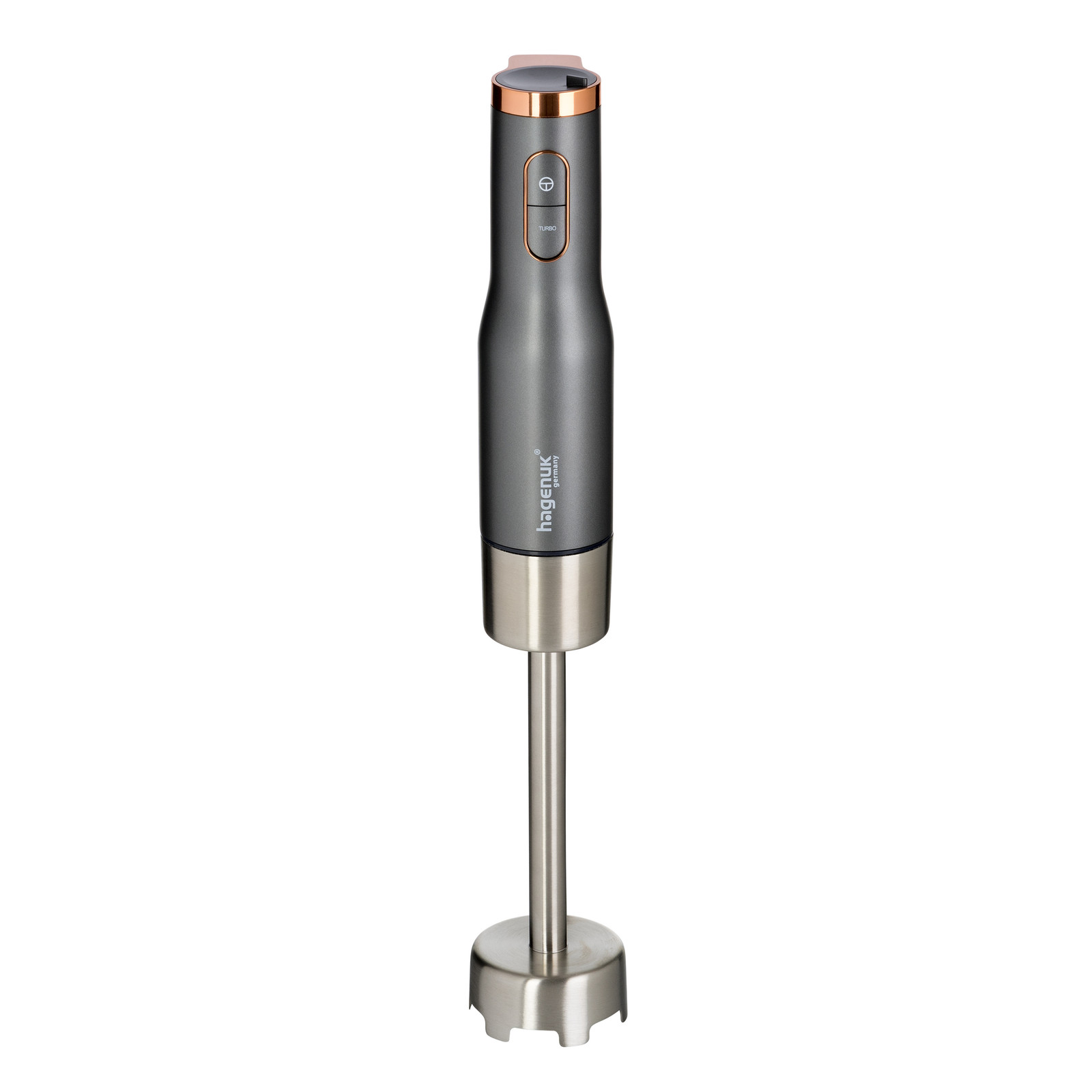 Hagenuk roestvrijstalen staafmixer ESTM-400, 800W, met titaanmes en turbofunctie