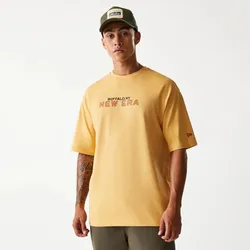 NEW ERA Vacation Graphic Oversized T-Shirt - Beige - XL